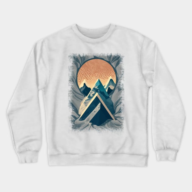 Mountains are calling Crewneck Sweatshirt by Moulezitouna